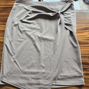Elegant Gray Women's Skirt
